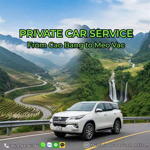 Cao Bang to Meo Vac Private Car